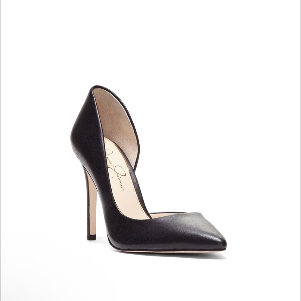 Black Prizma D’Orsay Stiletto Heel Pumps - Picture 4 of 4